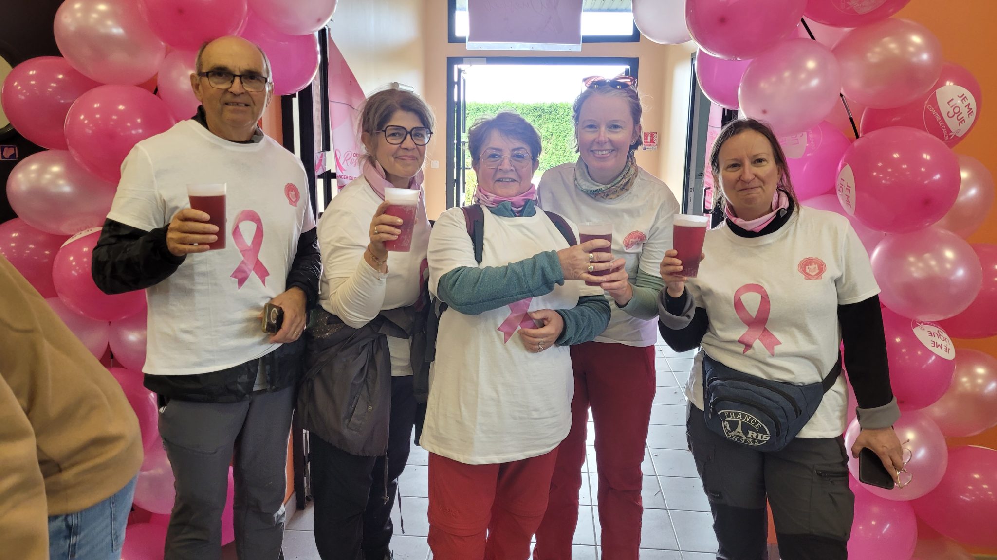 Quand Somme Compostelle soutient Octobre Rose au Quesnel...