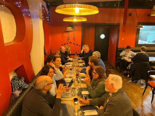 L'année 2024 s'est achevée par un dîner à l'Horloge.